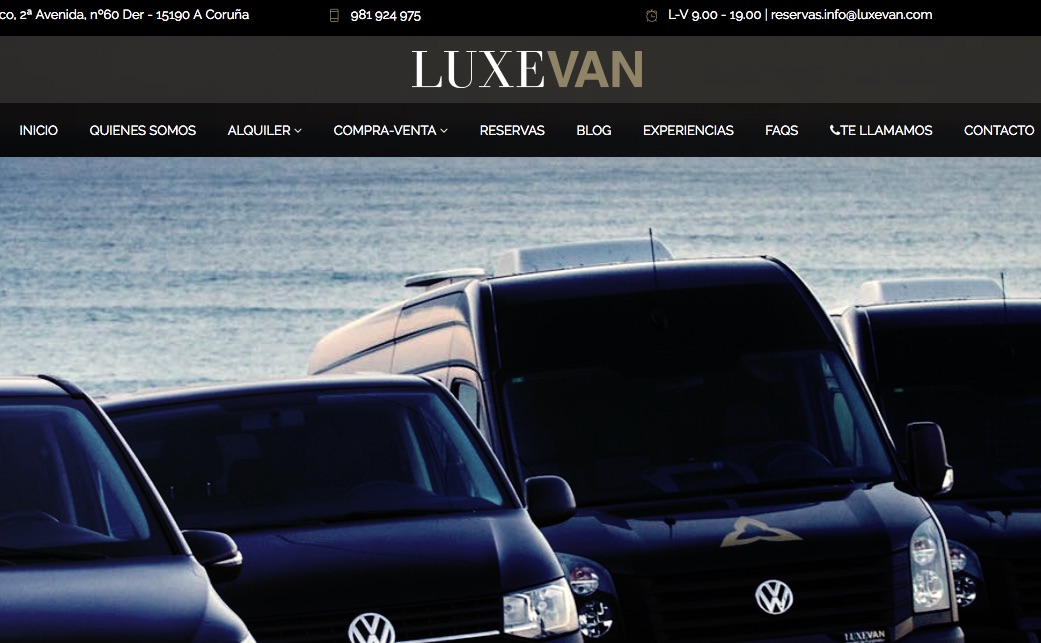 Nueva web Luxevan